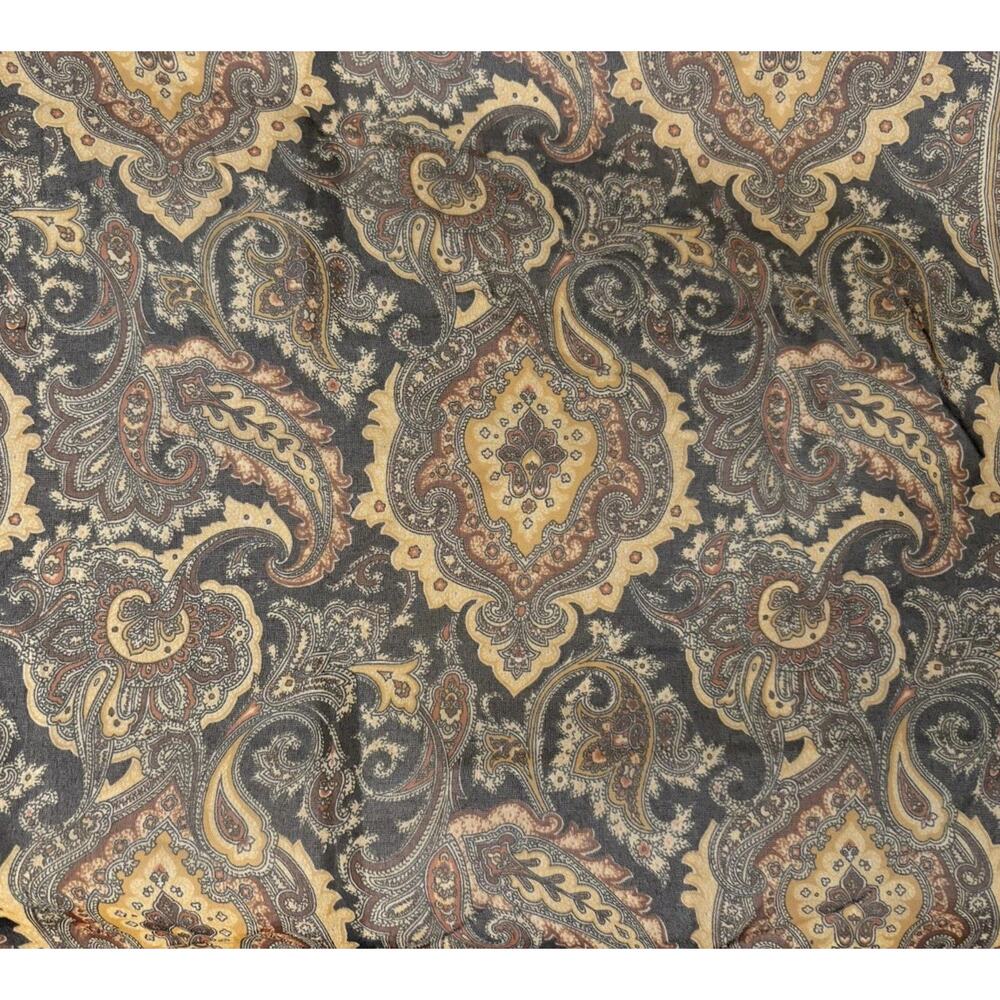 Paisley Square Scarf Made In Italy -19.5” X 19.5”